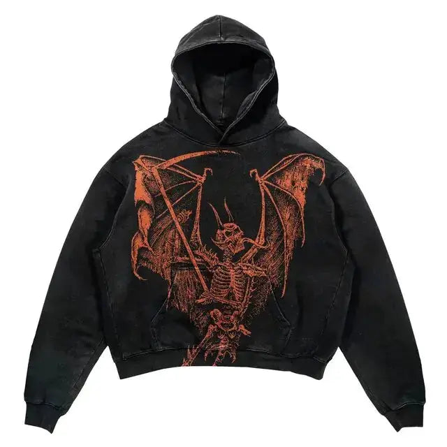 Punk Wind Ninja Printed Hoodies GLR SHOPPING