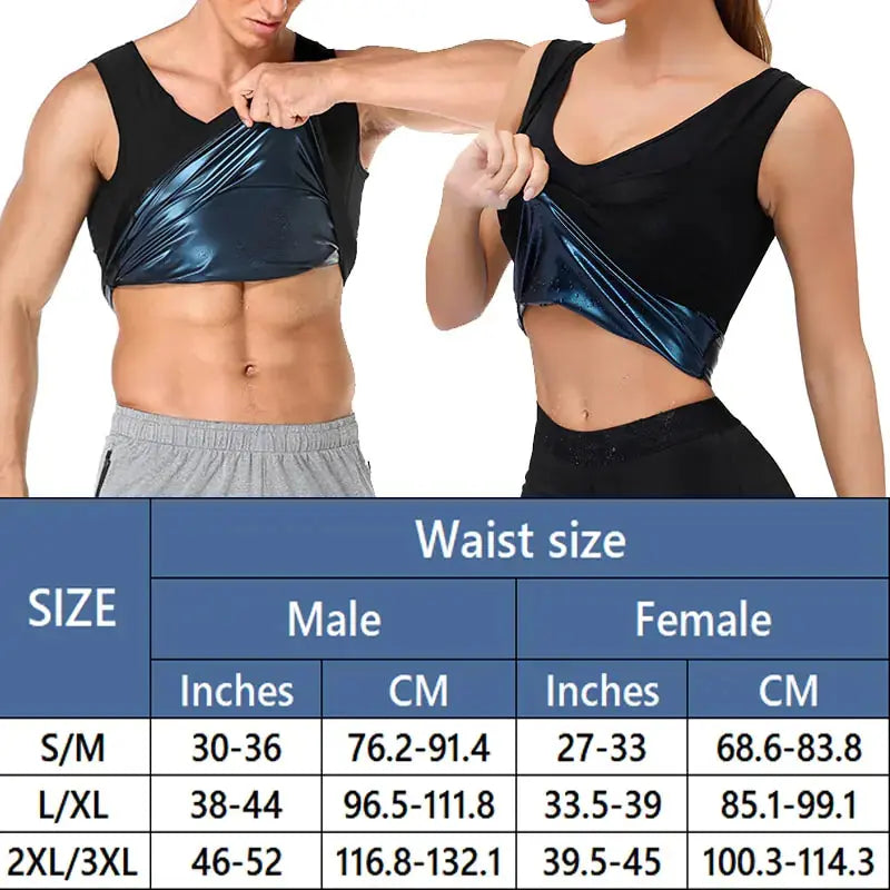Thermal Compression Sauna Sweat Vest GLR SHOPPING