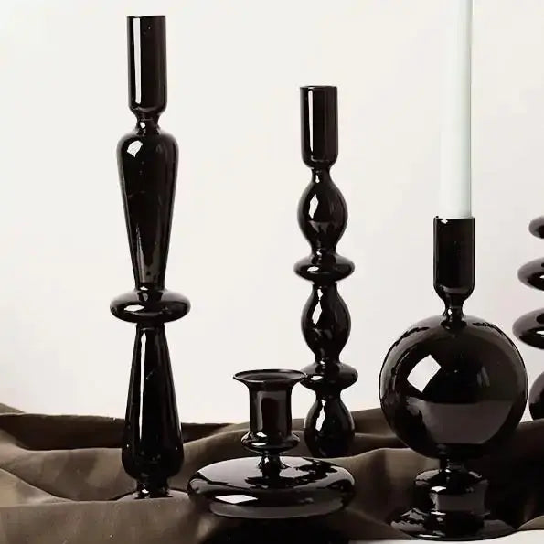 Rue Glass Candlestick GLR SHOPPING