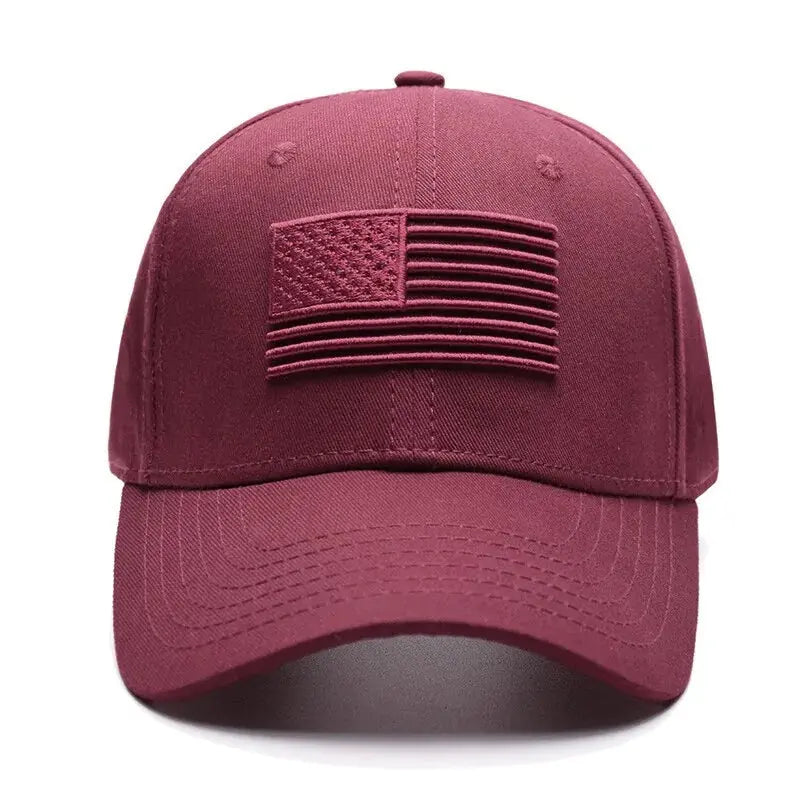 TACVASEN Tactical Baseball Cap: USA Flag Snapback Hat GLR SHOPPING