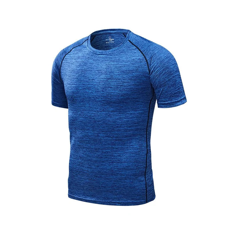 Men's Quick Dry Compression Running T-Shirts: Fitness & Soccer Sportswear