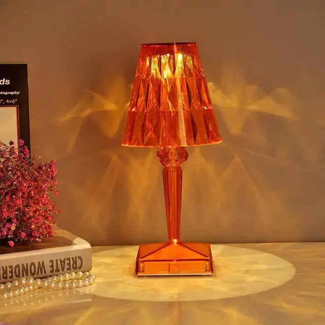 Diamond Table Lamp: USB Touch Sensor LED Night Light GLR SHOPPING