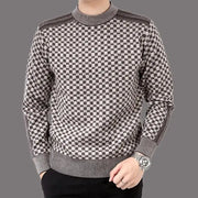 Suéter Xadrez Slim Fit GLR SHOPPING