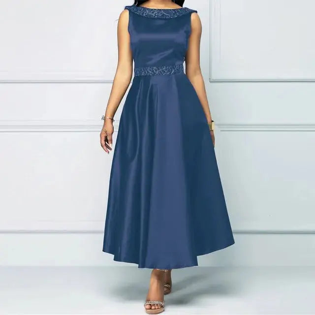 Vintage Elegant Sleeveless Dress GLR SHOPPING