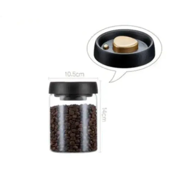 Vacuum Sealed Glass Storage Jar Set GLR SHOPPING