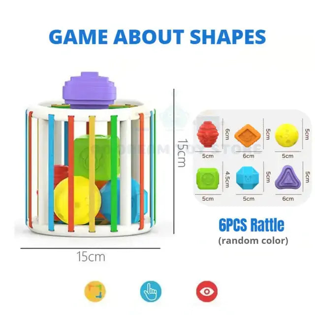 Colorful Shape Blocks Sorting Game GLR SHOPPING