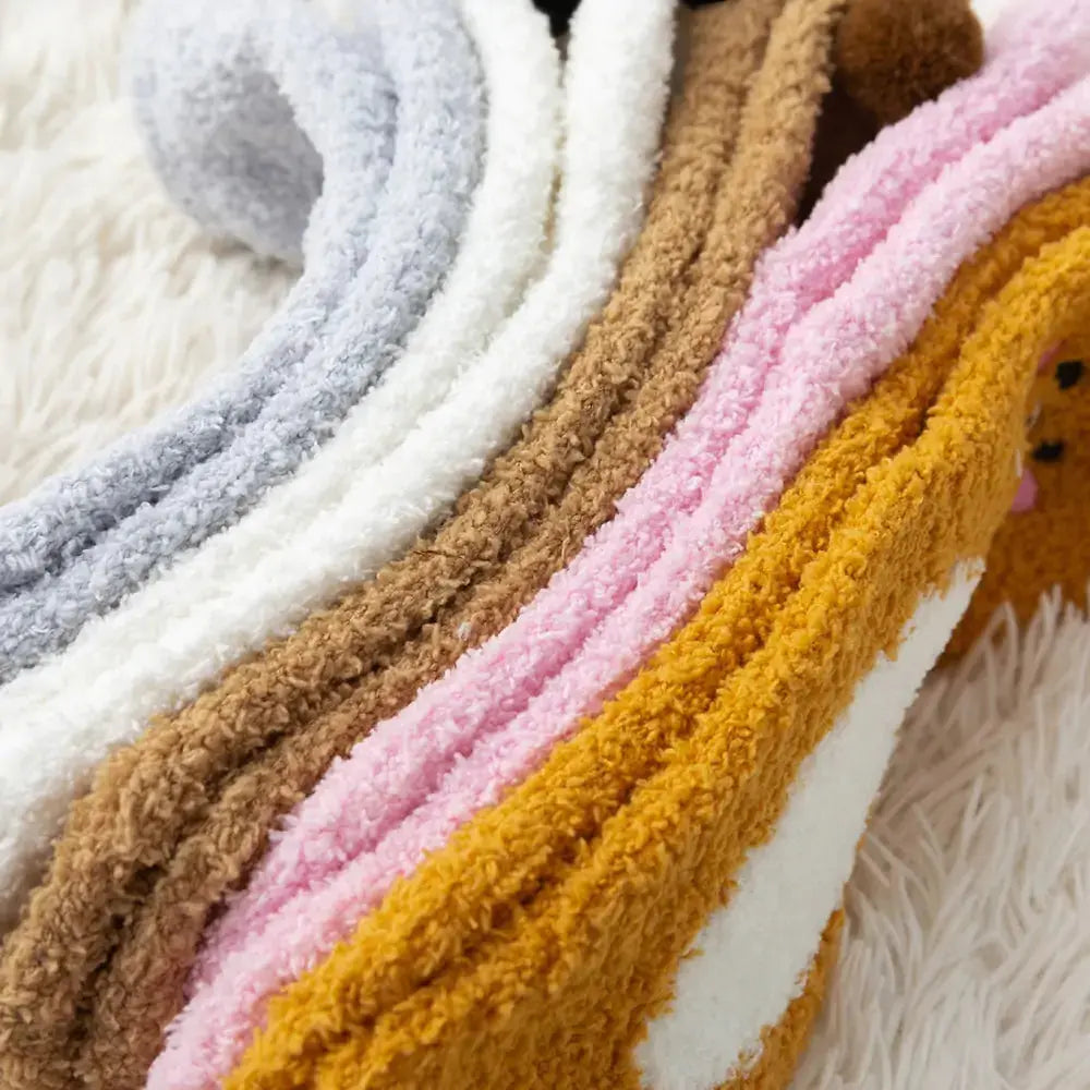 Women's  Fuzzy Socks Winter Warm Fleece GLR SHOPPING