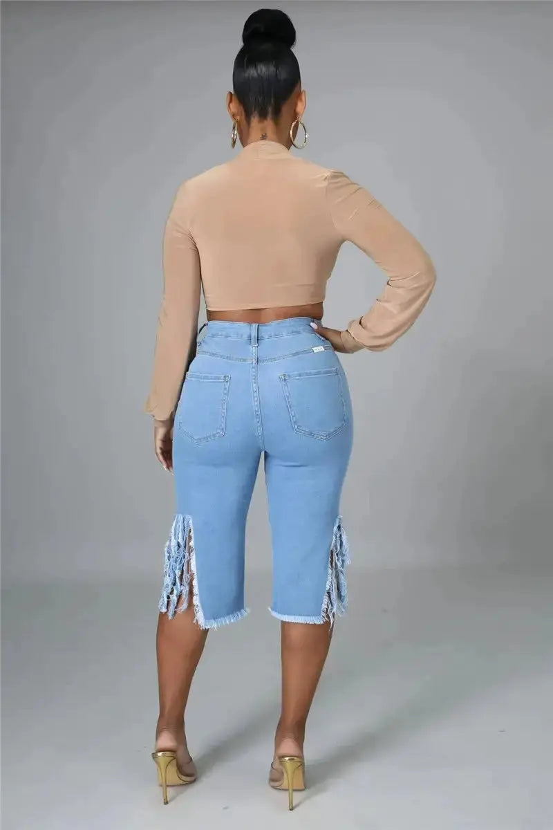 Denim Medium Ladies Pants GLR SHOPPING