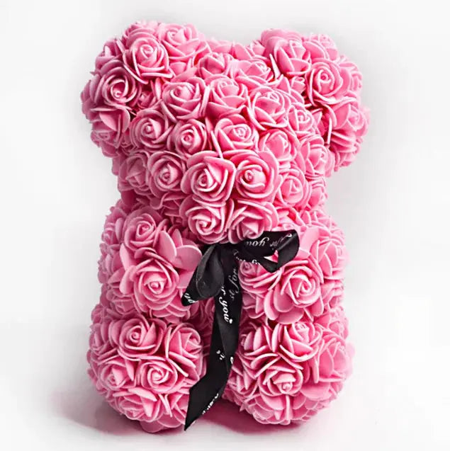 Rose Bear Teddy - Valentine's Day PE Foam Rose Bear GLR SHOPPING