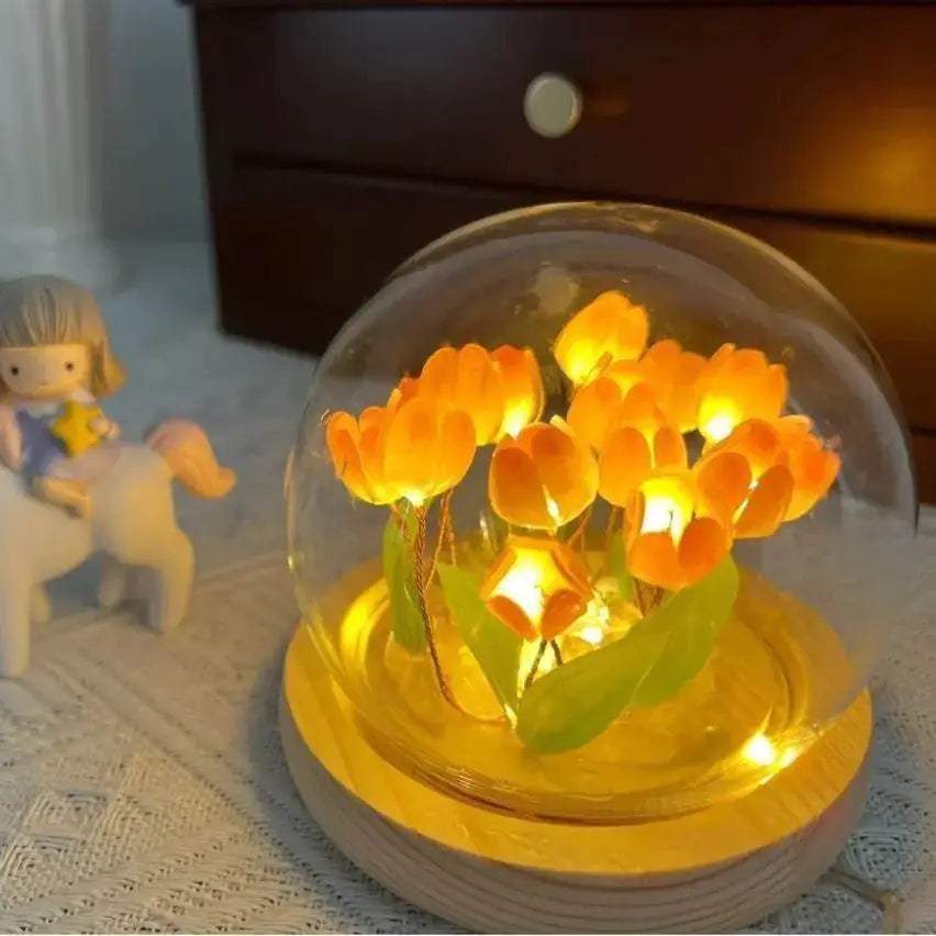 Handmade Tulip Night Light GLR SHOPPING