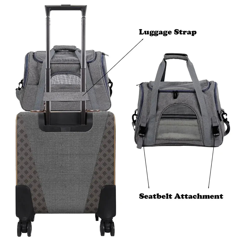Pet Messenger Carrier Travel Bag GLR SHOPPING