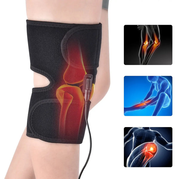 Knee Brace Support Wrap Massager Infrared Heating Hot Therapy