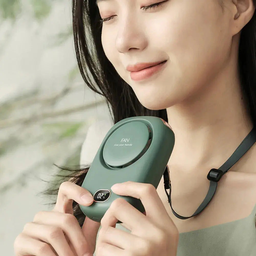 Mini Portable Bladeless Neck Fan GLR SHOPPING