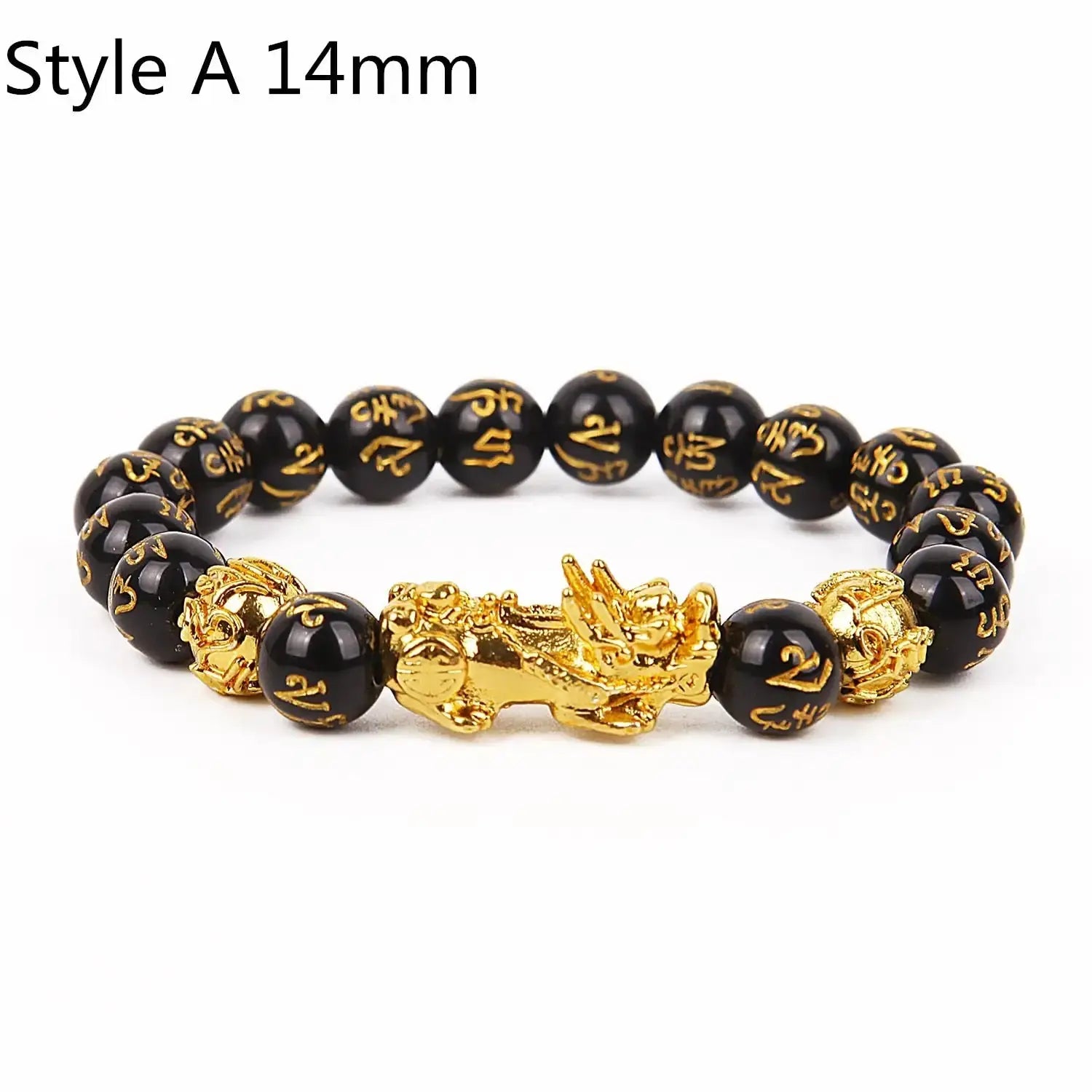 Feng Shui Wealth Bracelet: Black Beads GLR SHOPPING