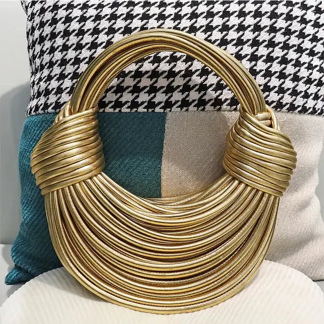 Fashionable Handwoven Handheld Bag GLR SHOPPING