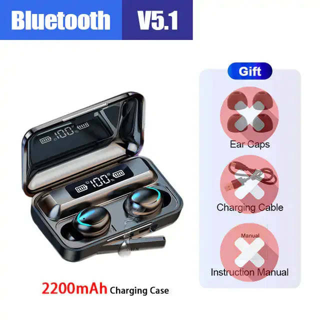 Bluetooth 5.1 Wireless Headphones GLR SHOPPING