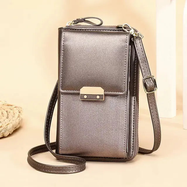 PU Leather Ladies Wallet Crossbody Bag - GLR SHOPPING