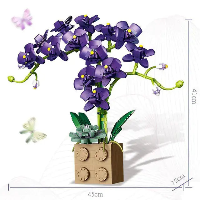 Orchid Building Block Bouquet GLR SHOPPING
