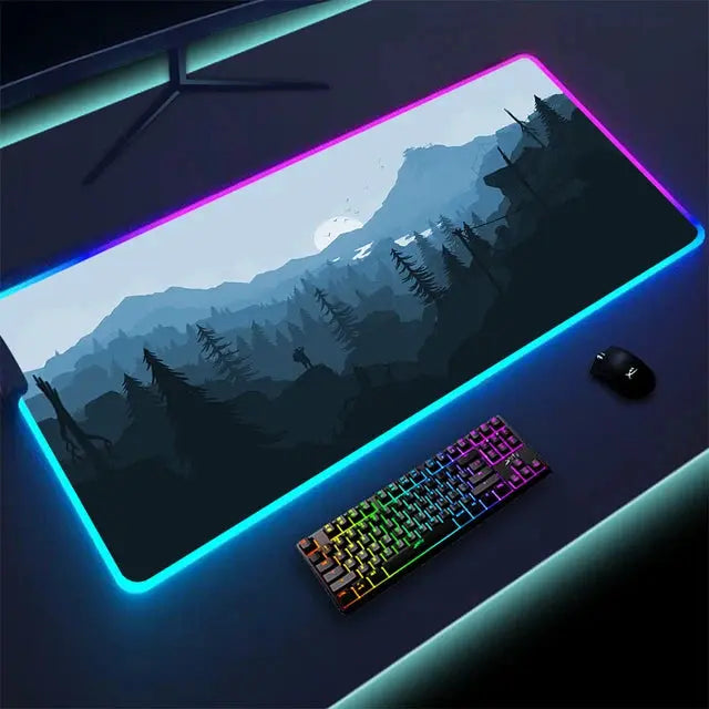 Luminous LED Lighting Mouse Pad GLR SHOPPING