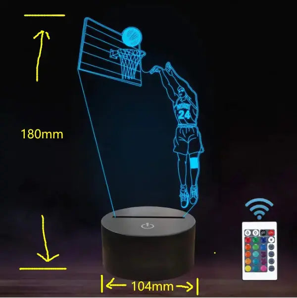 Basketball 3D Lamp GLR SHOPPING