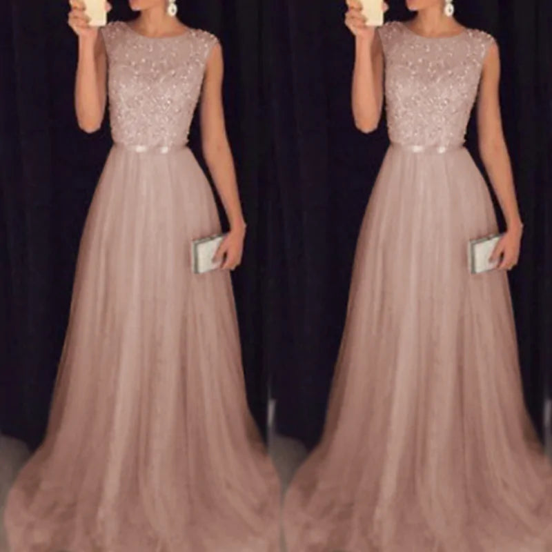 Elegant Prom Dress 2018 - Evening Gowns Sequin Dress