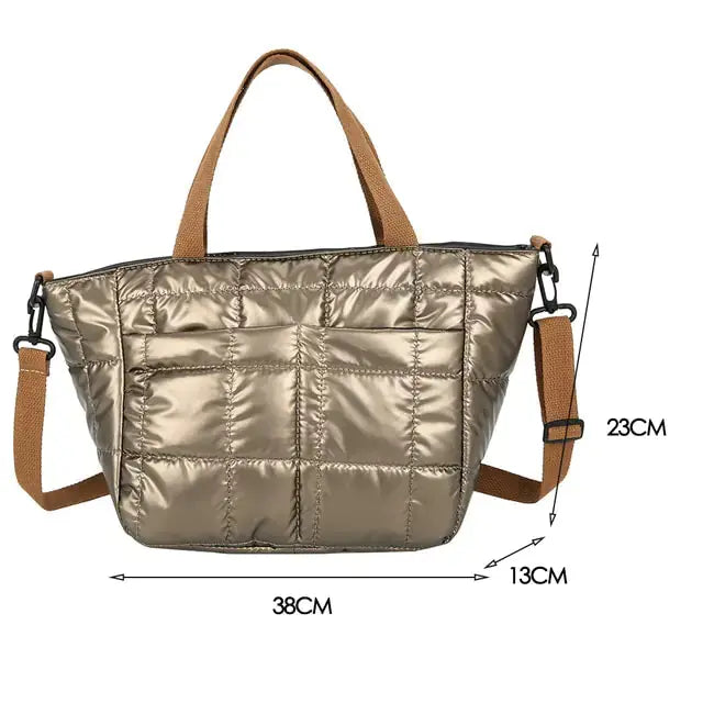 Fashion Large Tote Padded Handbags - GLR SHOPPING