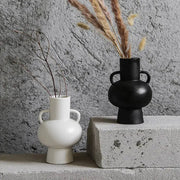 White Black Ceramic Vases GLR SHOPPING