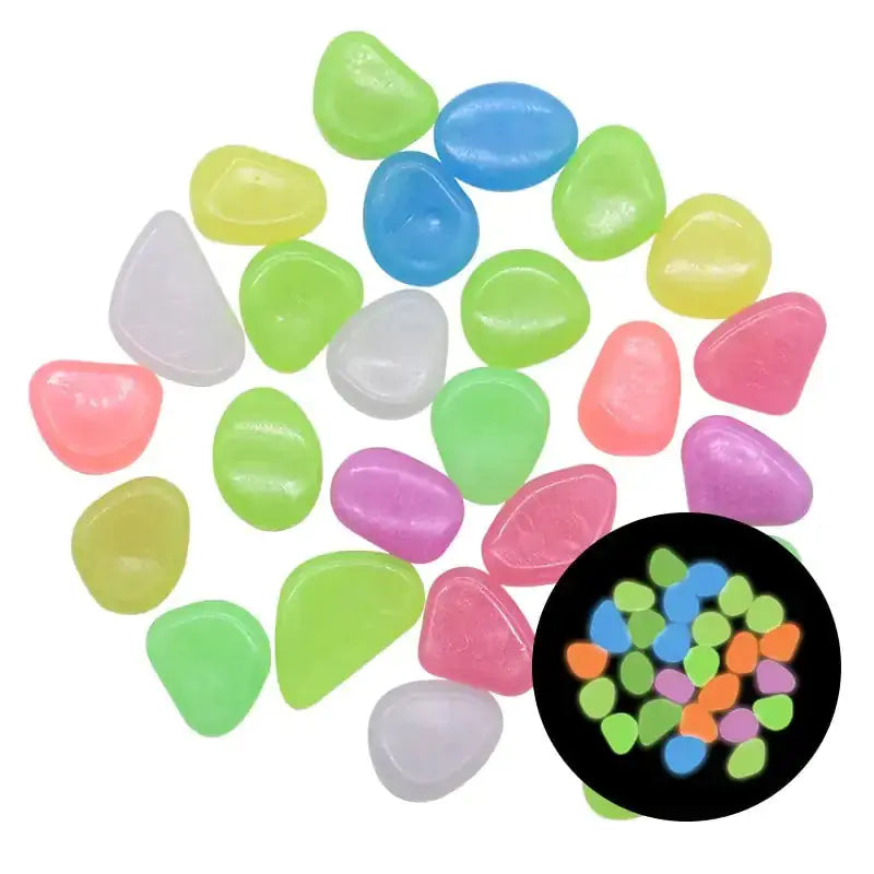 Glow in the Dark Garden Pebbles GLR SHOPPING