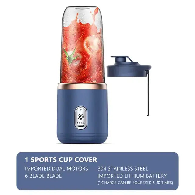 6 Blades Portable Juicer Blender GLR SHOPPING