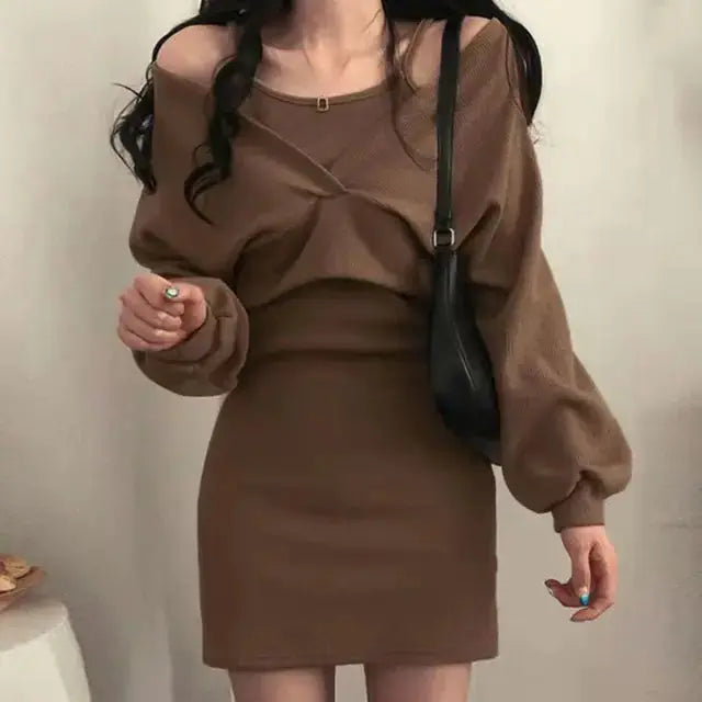 French Elegant Suit Suspender Dress GLR SHOPPING
