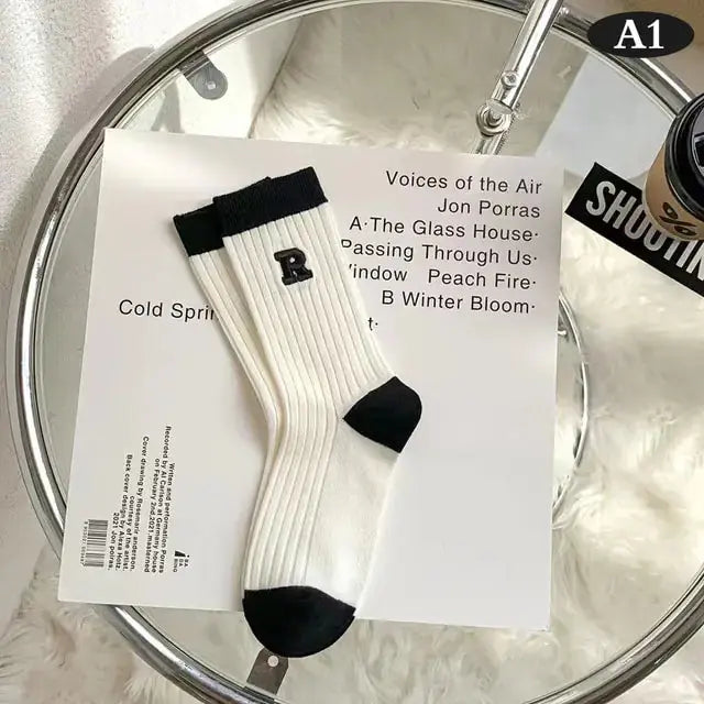 Women Tie-dye Middle Tube Socks GLR SHOPPING