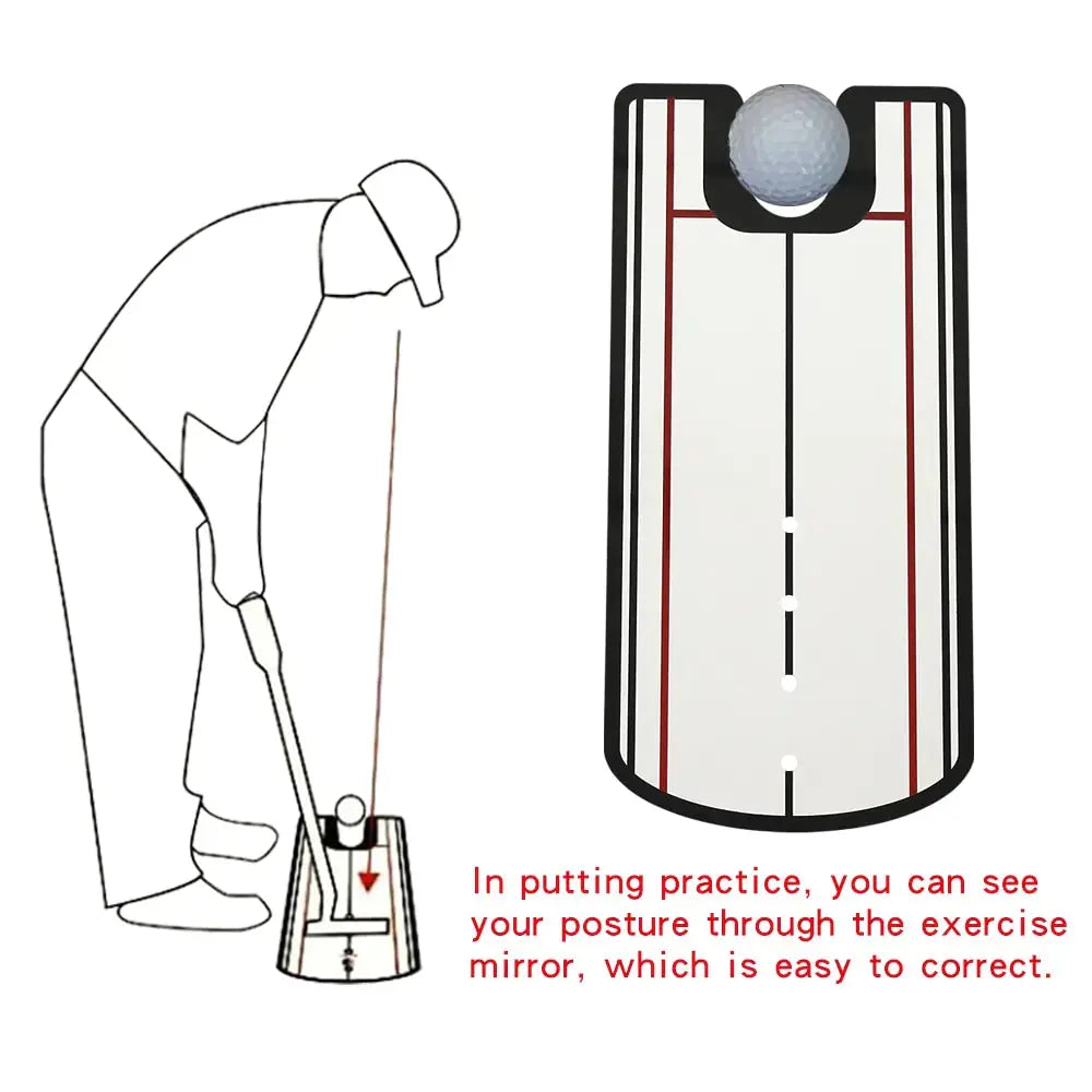 Golf Putting Mirror Alignment Aid GLR SHOPPING
