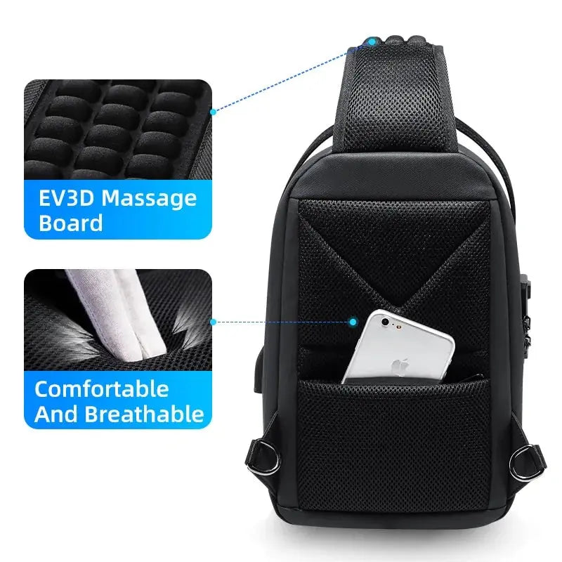 Anti-theft Men's Shoulder Bag GLR SHOPPING
