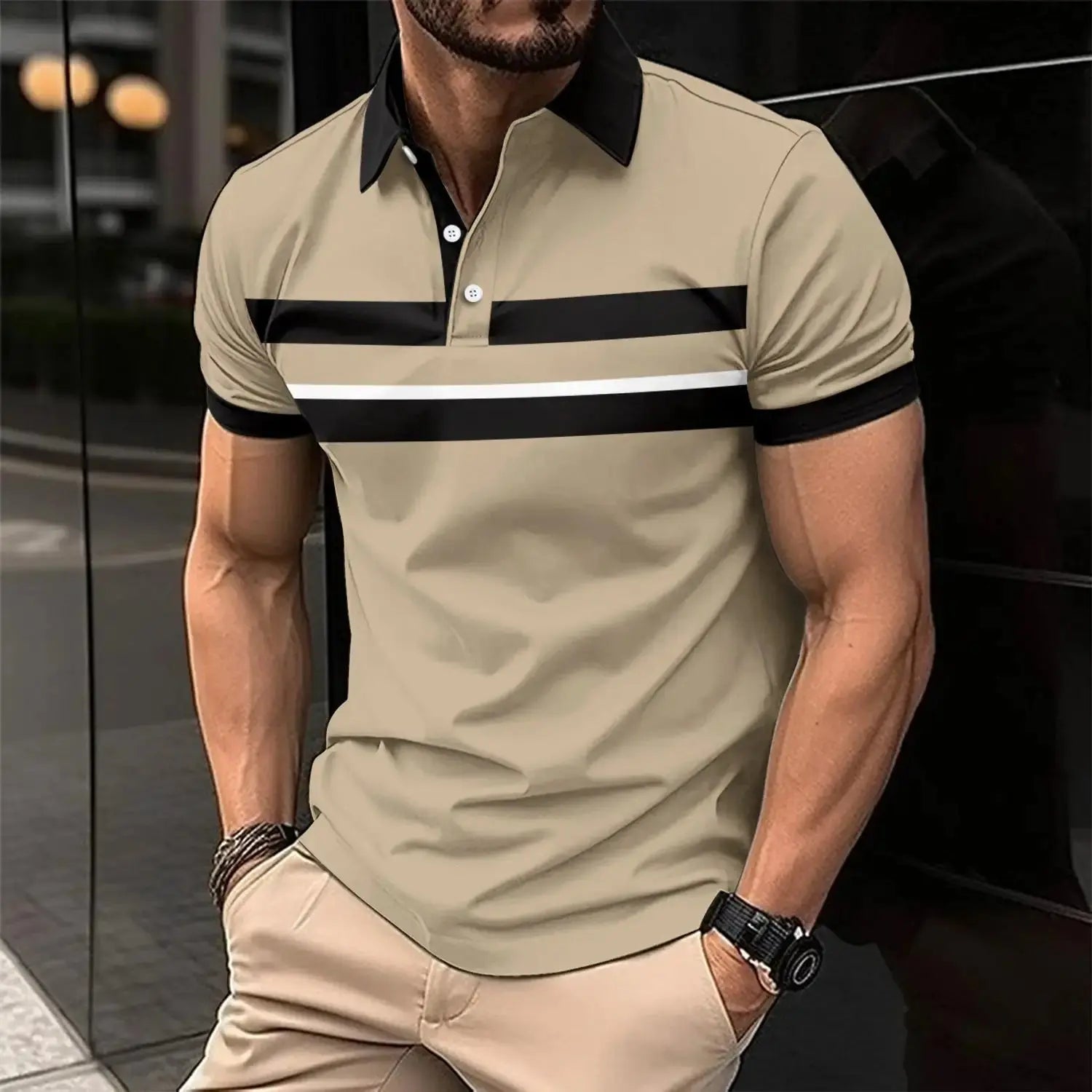 Men's Casual Collar Polo GLR SHOPPING