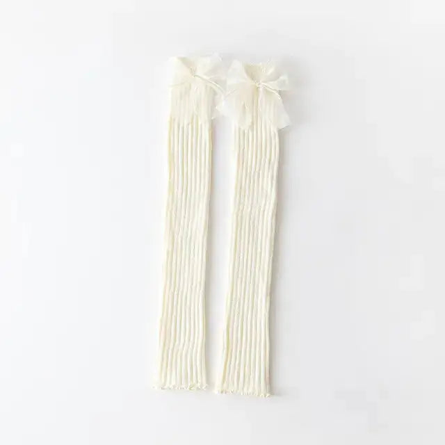 Japanese Lolita Bow Tie Leg Warmers GLR SHOPPING