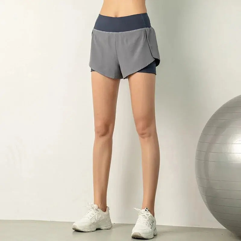 LUOENBO 2020 Women Gym Double Shorts - Perfect for Workouts GLR SHOPPING