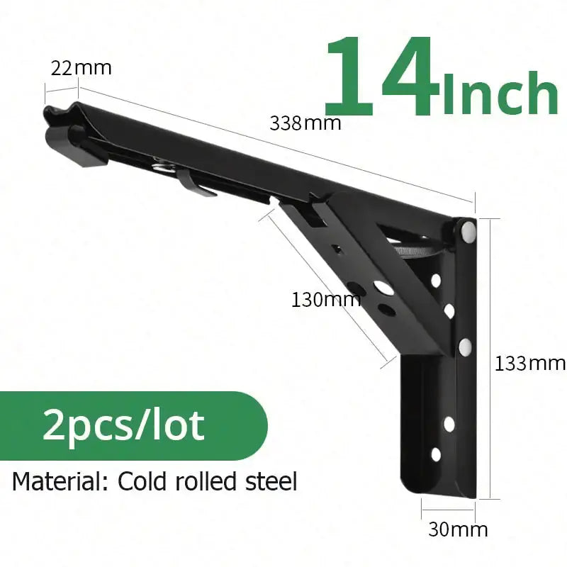 Folding Shelf Brackets Heavy Duty GLR SHOPPING