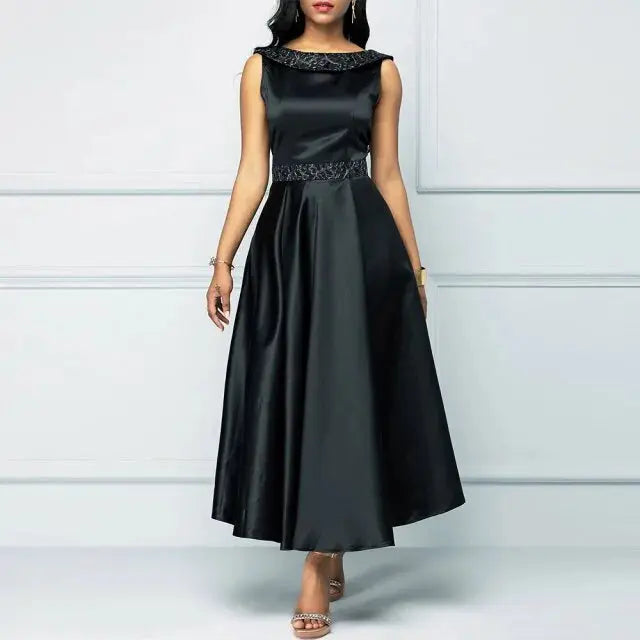 Vintage Elegant Sleeveless Dress GLR SHOPPING