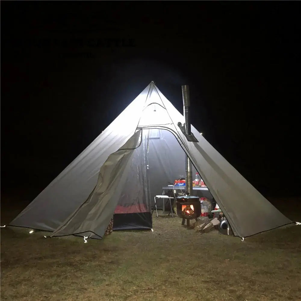 Ultralight Camping Pyramid Tent GLR SHOPPING