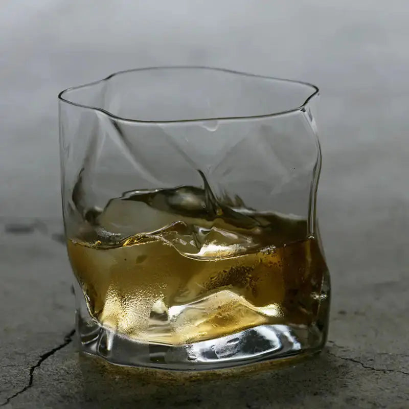 Crumple whiskey glass GLR SHOPPING