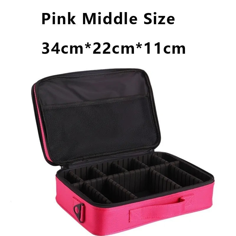 2019 Professional Toiletry Bag Cosmetic Bag Organizer Women Travel Make Up Cases Big Capacity Cosmetics Suitcases For Makeup X32