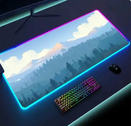 Luminous LED Lighting Mouse Pad GLR SHOPPING