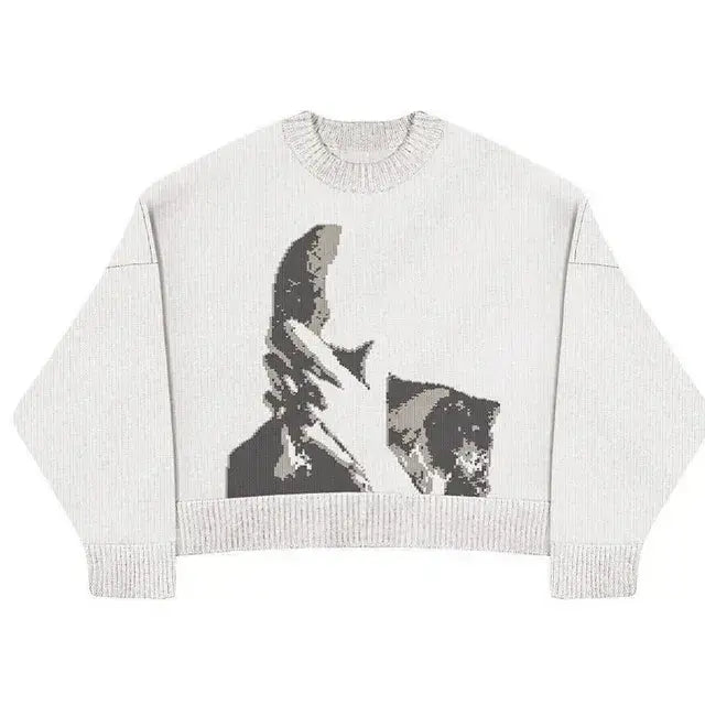 Knit Sweater Jacket GLR SHOPPING