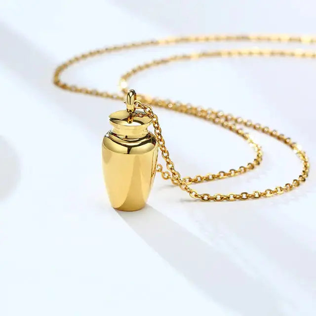 Openable Earthen Jar Columbarium Shape Pendant GLR SHOPPING
