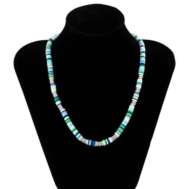 Soft Clay Beads Choker Necklaces GLR SHOPPING