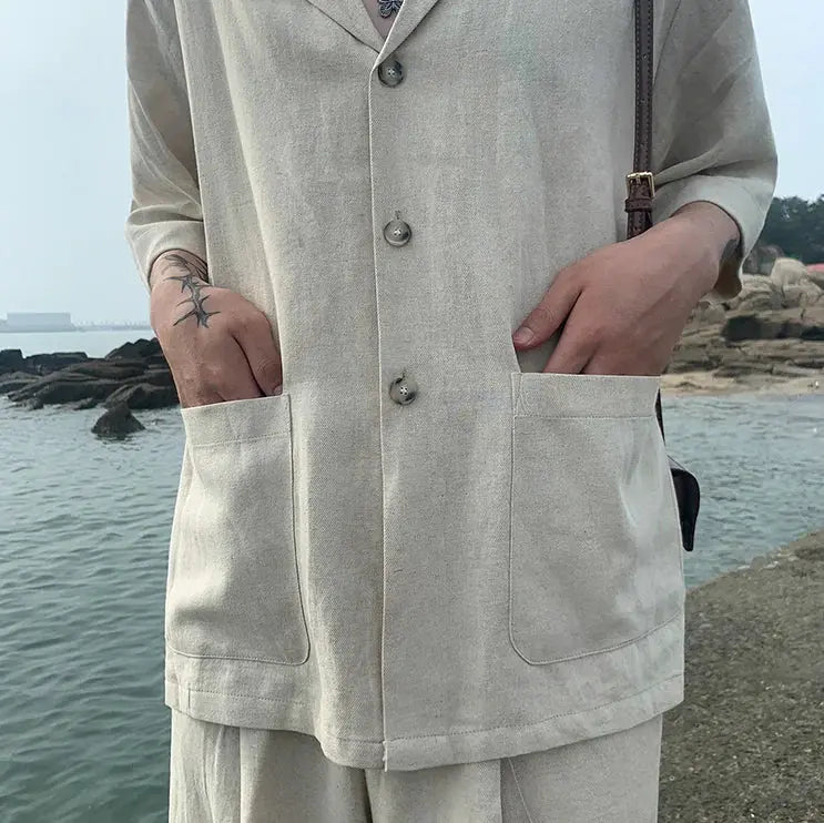 VG Classic Linen Shirt GLR SHOPPING