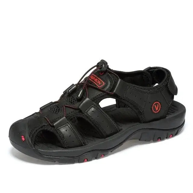 MIXIDELAI Genuine Leather Men Shoes Summer New Large Size Men's Sandals GLR SHOPPING