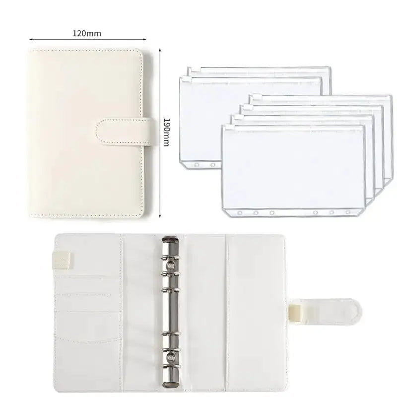 A6 Leather Budget Binder GLR SHOPPING