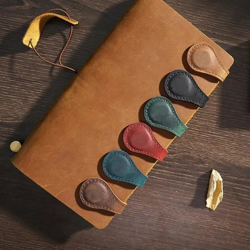 Magnetic Leather Bookmark GLR SHOPPING