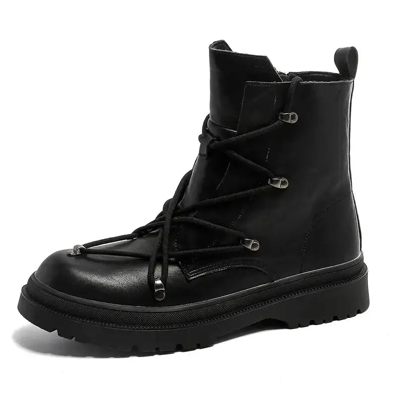 Cross Laced Boots GLR SHOPPING